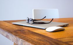 Laptop and Glasses