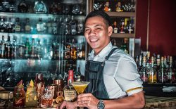 male bartender